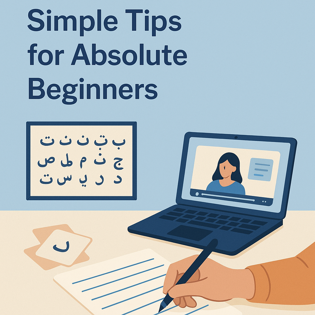 how to write arabic letters for beginners